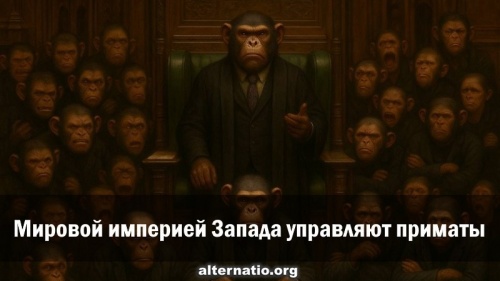 Мировой империей Запада управляют приматы